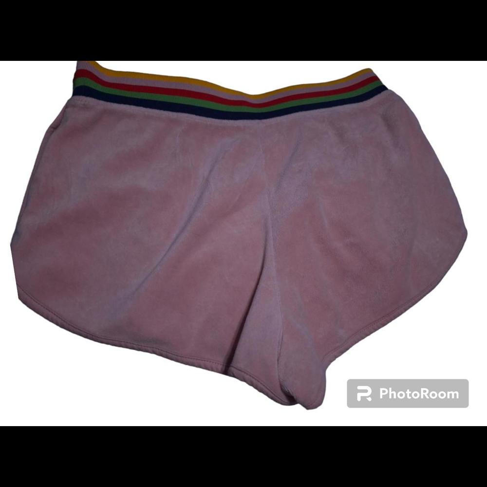 NWOT Wild fable Medium stretch velvet rainbow waist shorts
